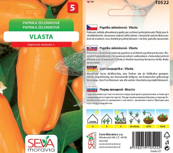 10522 Paprika Vlasta 30s / 2202