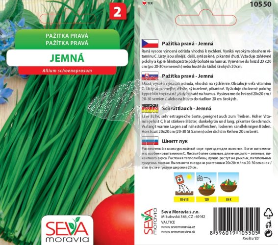 10550 Pažitka Jemná 1,5g / 2306