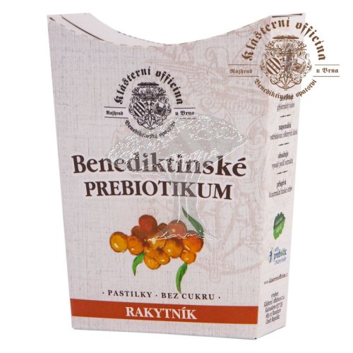 Bylinné prebiotické pastilky - Rakytník 20ks