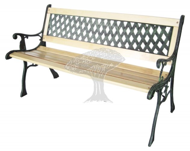 CH2776 Lavička zahradní pro 2 osoby 122x56x74cm