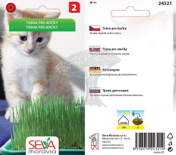 24321 Tráva pro kočky 15g / 3803