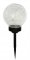 Solární lampa NARCIS černá transparentní 15x15x41cm / CH5259