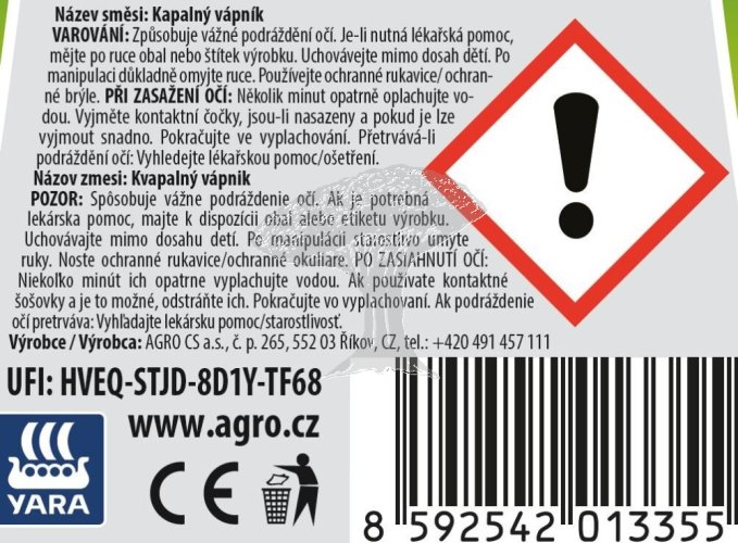 Kapalný vápník 500ml