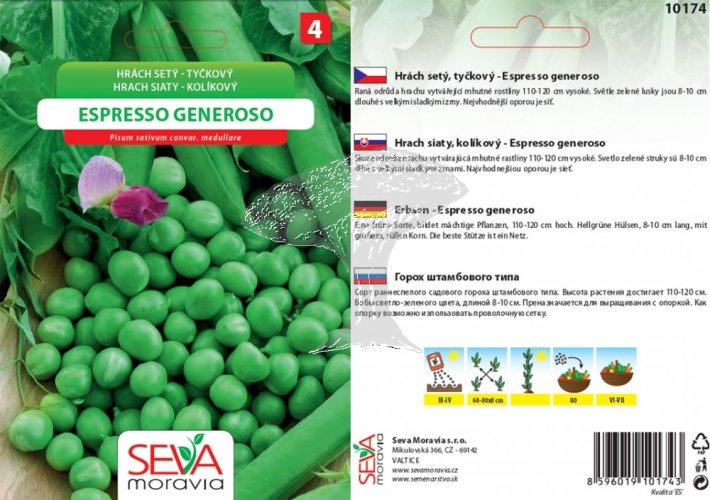 10174/x Hrách Espresso Generoso 25g