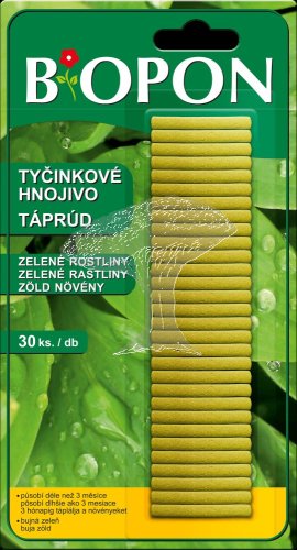 Bopon tyčinkové hnojivo na zelené rostliny 30ks