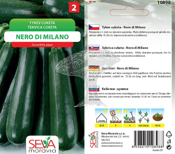 10898 Tykev cuketa Nero di Milano 10s / 3304