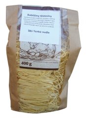 Babiččiny těstoviny tenké nudle 400g (č. 381)