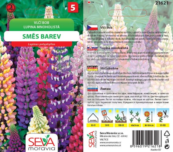 21621 Vlčí bob Rusellův 1g / 4401