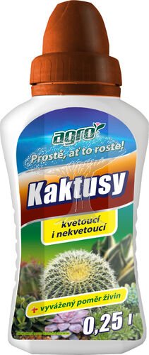 Tekuté hnojivo pro kaktusy 0,25l