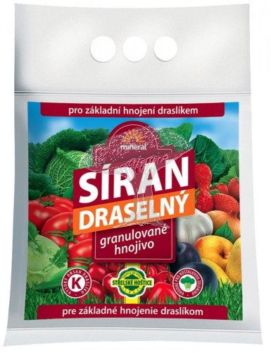 Síran draselný 25 kg