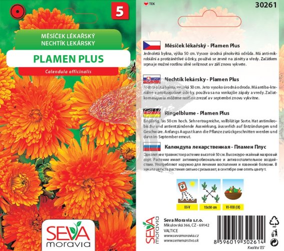 30261 Měsíček lékařský Plamen Plus 2g / 3607