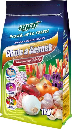 Agro organominerální hnojivo Cibule a česnek 1kg