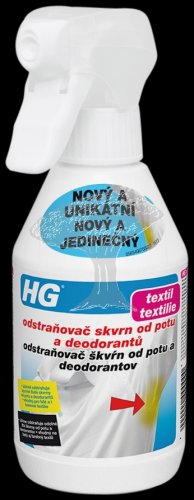 HG 63402 Odstraňovač skvrn od potu a deodorantů 250ml