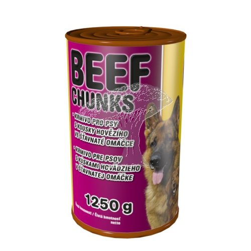 Hovězí kousky v ochucené omáčce 1250g