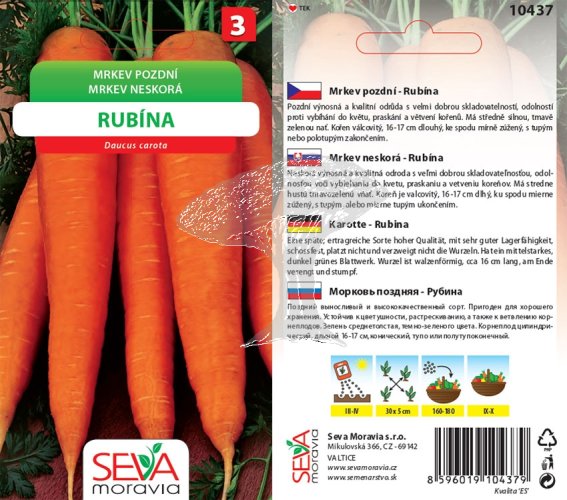 10437 Mrkev Rubína 2g / 1608
