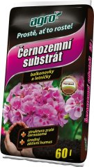 AGRO Černozemní substrát pro balkonové rostliny a letničky 18l