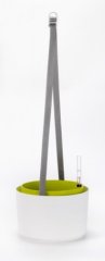 Žardinka samozavlažovací Berberis 26cm Bílá + zelená