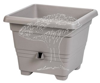 Květináč samozavlažovací Bergamot 40x40cm taupe