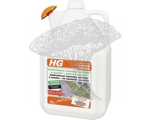 HG 52750 Odstraňovač zelených povlaků a mechů 5L