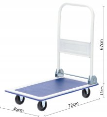 Skládací plošinový vozík do 150kg / CH2804