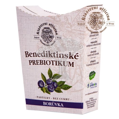 Bylinné prebiotické pastilky - Borůvka 20ks