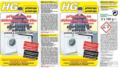 HG 24802 Přípravek na důkladnou údržbu praček a myček na nádobí 200g